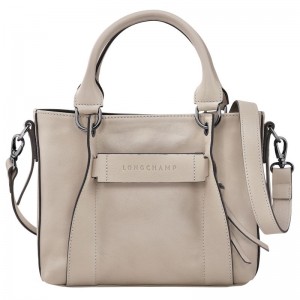 Longchamp 3D S Leather Håndveske Dame Clay | NOCT9122