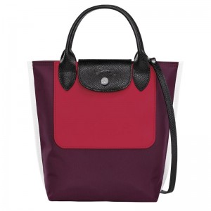 Longchamp Cabas XS Tote Canvas Håndveske Dame Burgunder | NOJP9169