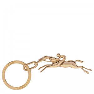 Longchamp Cavalier Metal Nøkkelringer Dame Gull | NOZU8353