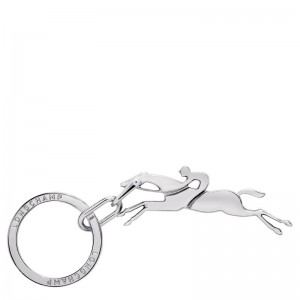Longchamp Cavalier Metal Nøkkelringer Herre Sølv | NOGS7006