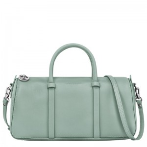 Longchamp Daylong M Leather Håndveske Dame Celadon | NOGS9138