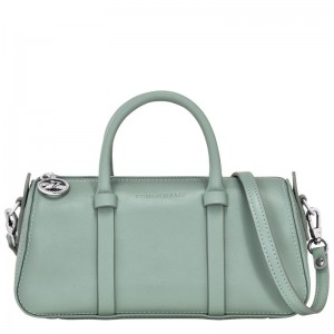 Longchamp Daylong S Leather Håndveske Dame Celadon | NOCT9131