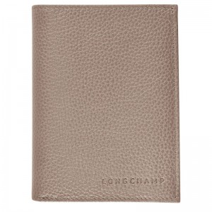 Longchamp Le FoulonnÉ Leather Lommebok Herre Turtledove | NOMQ7410