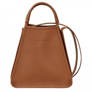 Longchamp Le FoulonnÉ S Leather Håndveske Dame Caramel | NOIL9160