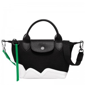 Longchamp Le Pliage Collection XS Canvas Håndveske Dame Svarte | NOQM9256