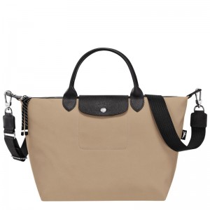 Longchamp Le Pliage Energy L Recycled canvas Håndveske Dame Clay | NONW9232