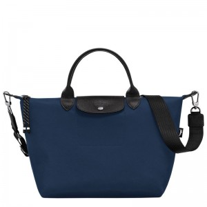 Longchamp Le Pliage Energy L Recycled canvas Håndveske Dame Marineblå | NOMQ9231