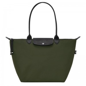 Longchamp Le Pliage Energy L Tote Recycled canvas Skulderveske Dame Khaki | NOUZ8899
