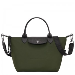Longchamp Le Pliage Energy S Recycled canvas Håndveske Dame Khaki | NONW9229