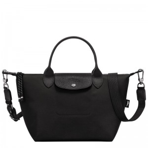Longchamp Le Pliage Energy S Recycled canvas Håndveske Dame Svarte | NOXY9225