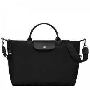 Longchamp Le Pliage Energy XL Recycled canvas Håndveske Dame Svarte | NOCT9235