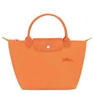 Longchamp Le Pliage Green S Recycled canvas Håndveske Dame Oransje | NORV9052