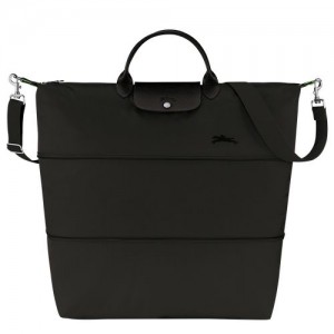 Longchamp Le Pliage Green expandable Recycled canvas Reiseveske Herre Svarte | NOIL7184
