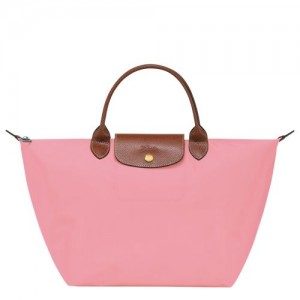 Longchamp Le Pliage Original M Recycled canvas Håndveske Dame Marshmallow | NOVR9078