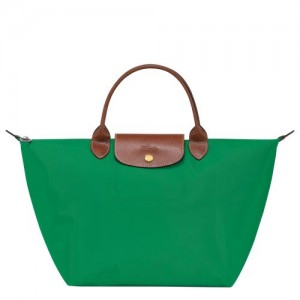Longchamp Le Pliage Original M Recycled canvas Håndveske Dame Grønn | NOBE9077