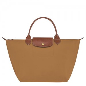 Longchamp Le Pliage Original M Recycled canvas Håndveske Dame Fawn | NOMQ9075
