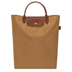 Longchamp Le Pliage Original M Tote Canvas Håndveske Dame Fawn | NOAH9246