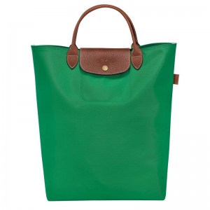 Longchamp Le Pliage Original M Tote Canvas Håndveske Herre Grønn | NOCT7510