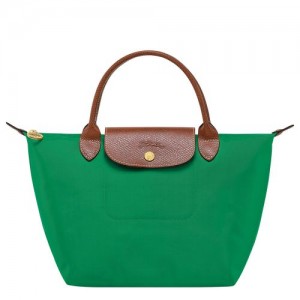 Longchamp Le Pliage Original S Recycled canvas Håndveske Dame Grønn | NOXY9069