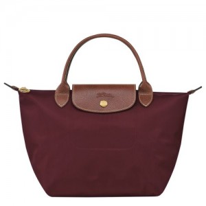 Longchamp Le Pliage Original S Recycled canvas Håndveske Dame Burgunder | NOZU9068
