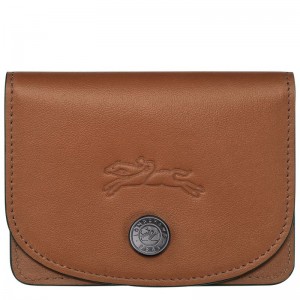Longchamp Le Pliage Xtra Leather Kortholder Herre Cognac | NODF7372