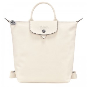 Longchamp Le Pliage Xtra S Leather Ryggsekker Dame Ecru | NOPJ8746