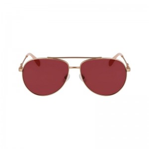 Longchamp OTHER Solbriller Dame Rosa Gull | NOSG7893