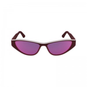 Longchamp Plant Based Resin Solbriller Dame Burgunder | NOLI7886