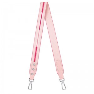 Longchamp Rayures Shoulder strap Canvas Shoulder Straps Herre Marshmallow | NOCT7051