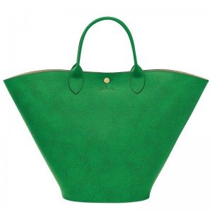 Longchamp Épure XL Tote Leather Håndveske Dame Grønn | NOOK9144